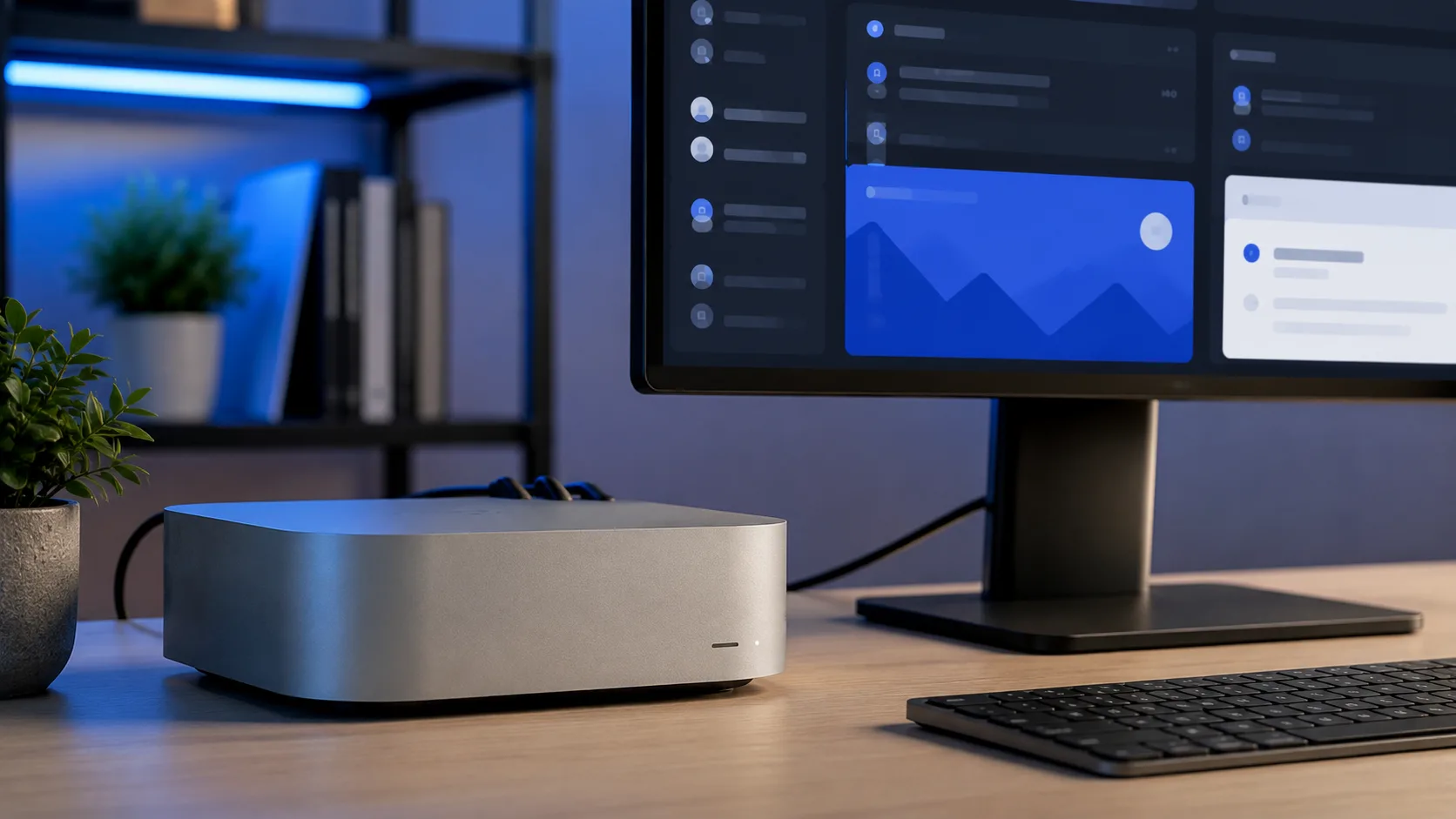 Dedicated AI website workstation for in-house website operations